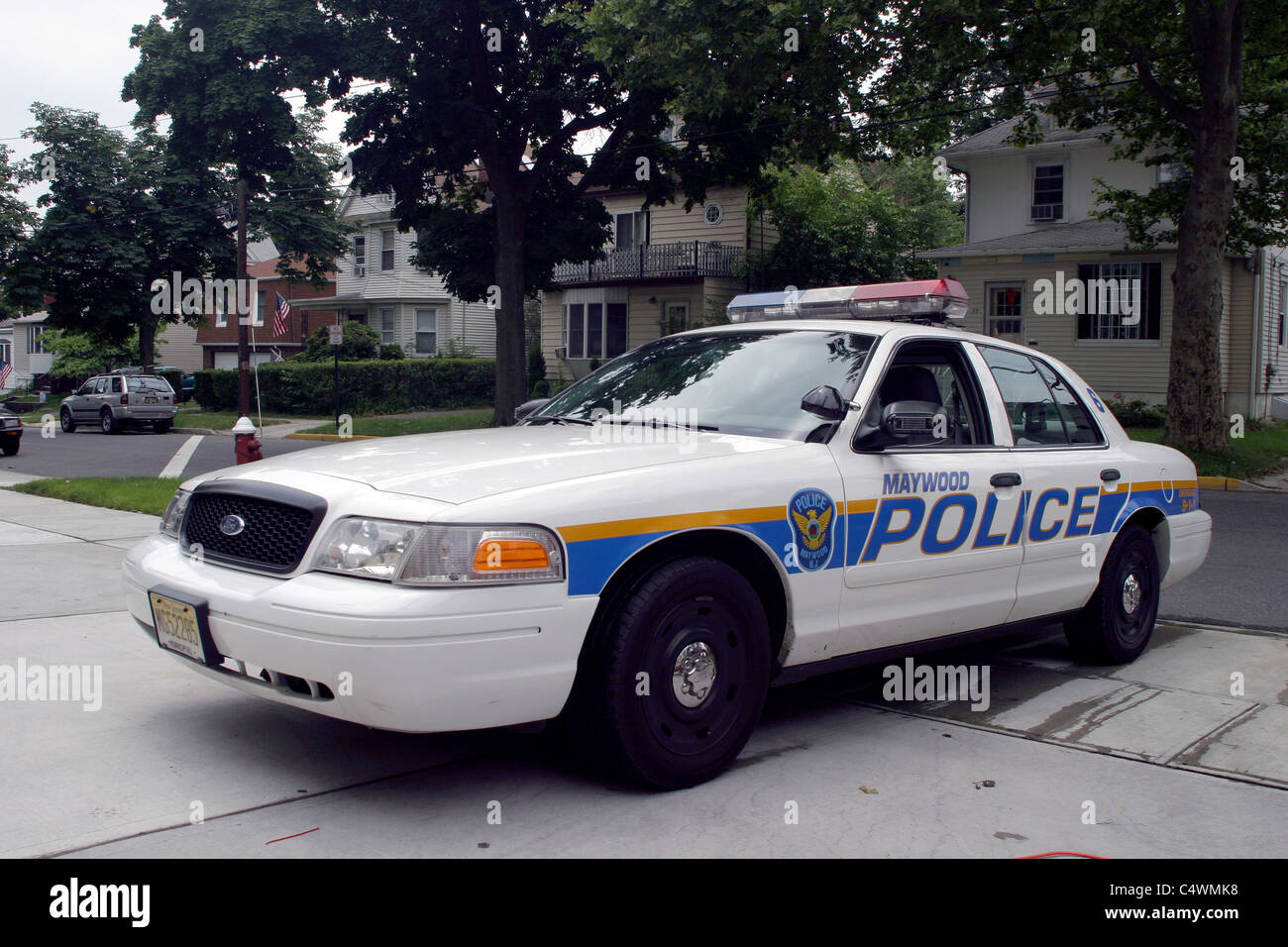 Ford Crown Victoria patrol car Maywood Police NJ Stock Photo Alamy