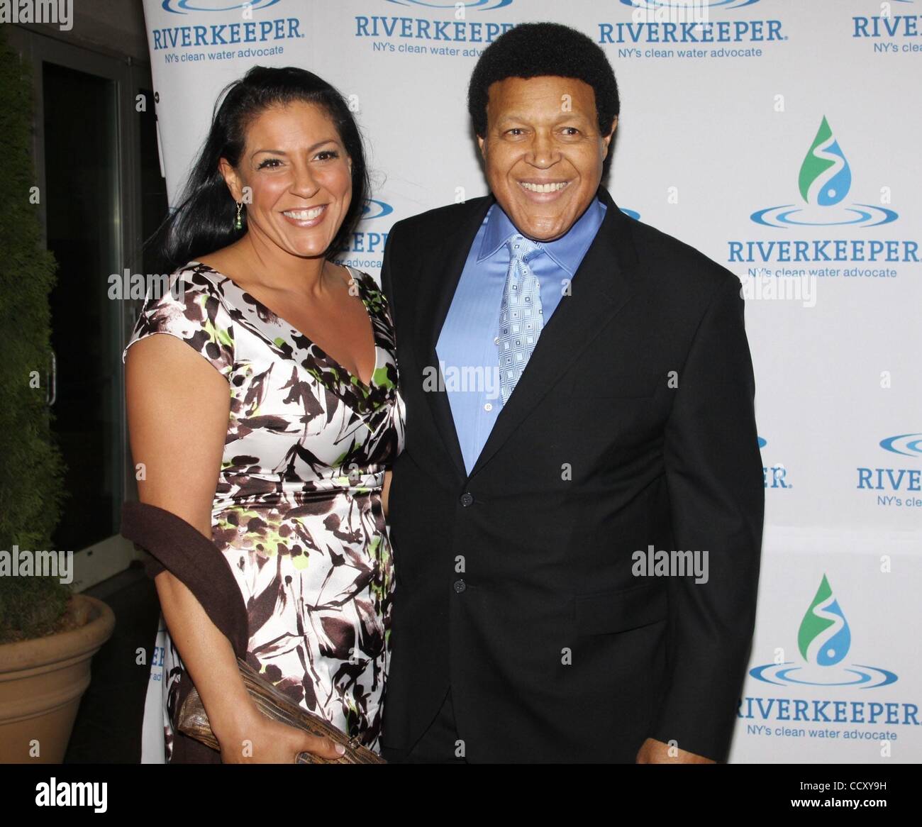 Apr 14, 2010 New York, New York, USA Singer CHUBBY CHECKER and his daughter BIANCA OSTRANDER