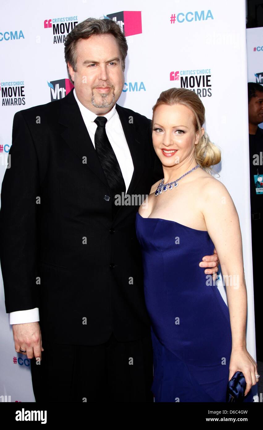 Actress Wendi McLendonCovey and her husband Greg Covey arrive at the