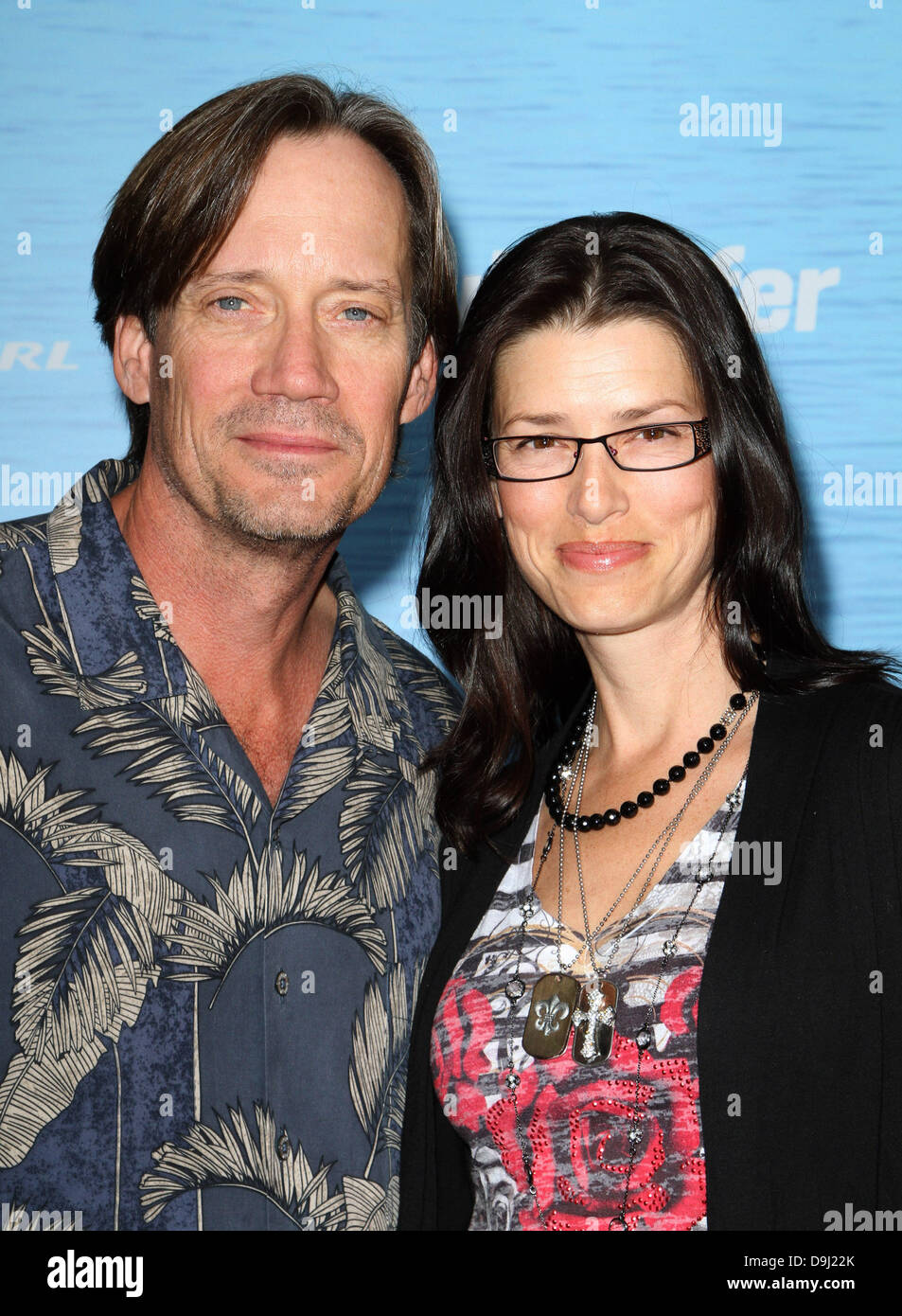 Kevin Sorbo and his wife Sam Jenkins "Soul Surfer" Los Angeles Premiere