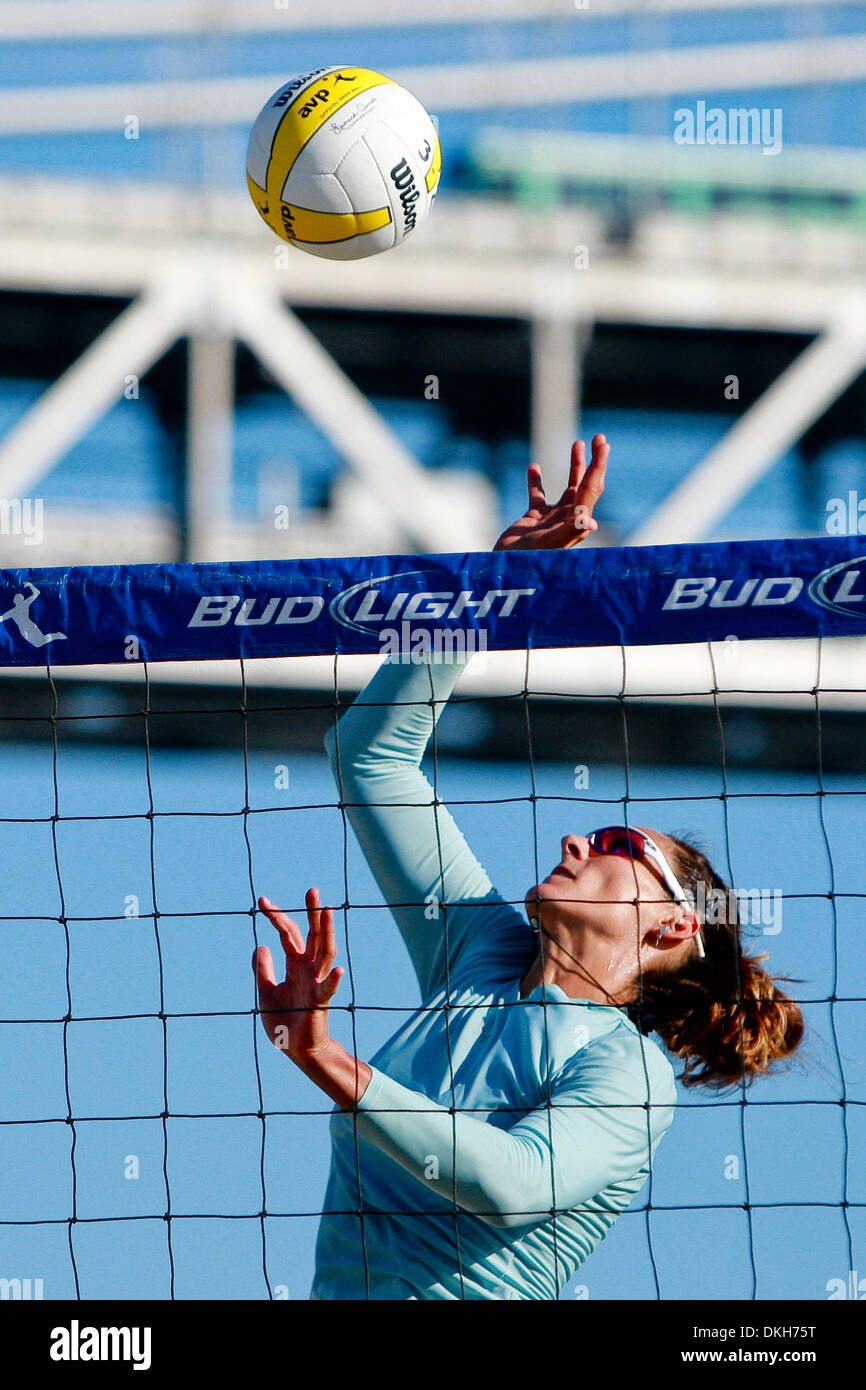 Ashley Ivy during the AVP Pro volleyball tour in San Francisco on