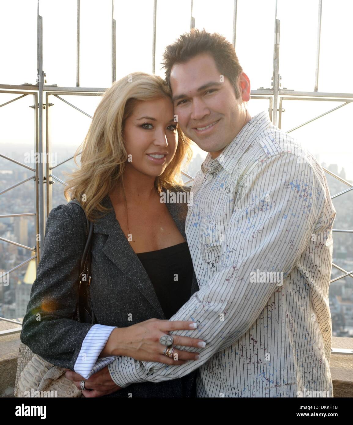 Nov 24, 2009 Manhattan, New York, USA JOHNNY DAMON with wife MICHELLE DAMON. Jimmie Johnson