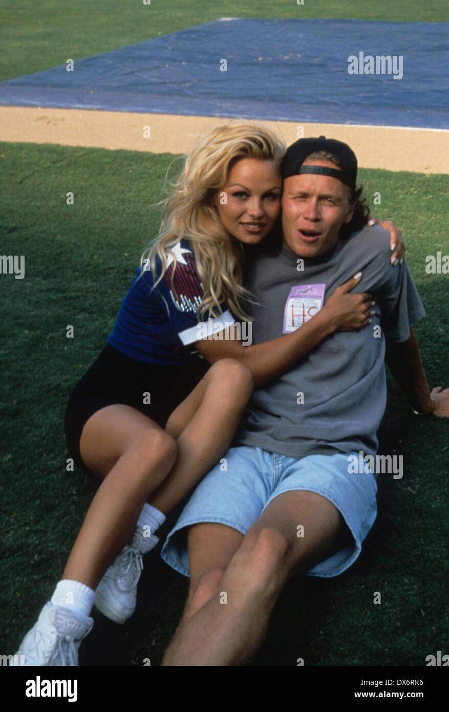 PAMELA ANDERSON with brother 1993.6227eg.(Credit Image © Ed Geller