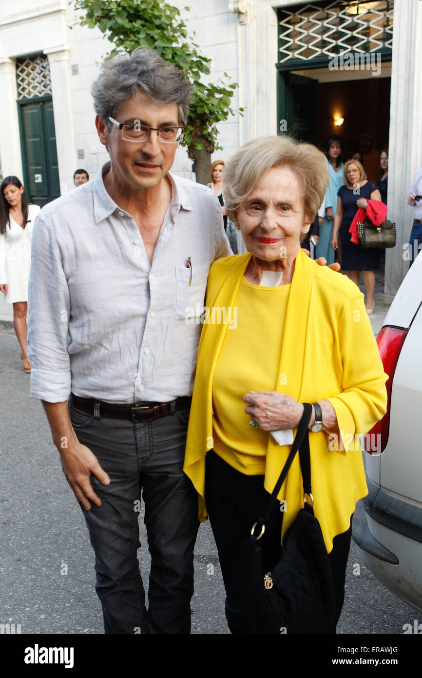 The awardwinning director Alexander Payne came with his mother Peggy