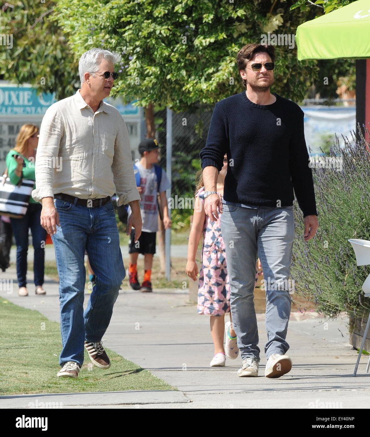 Actor Jason Bateman spending quality time with his dad Kent and