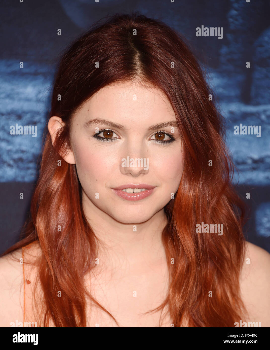 HANNAH MURRAY English film actress in April 2016. Photo Jeffrey Mayer Stock Photo Alamy