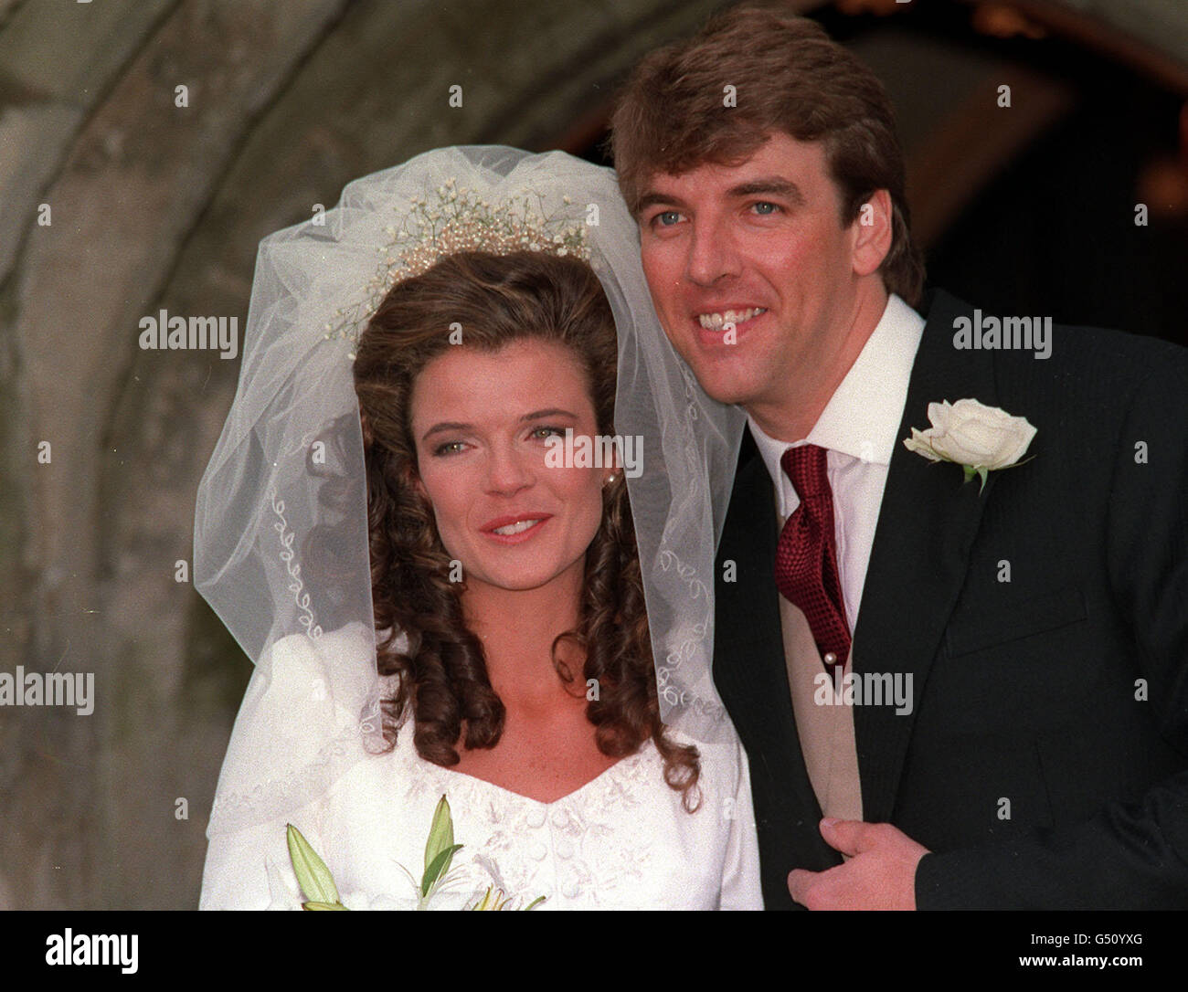 Former Tennis star Annabel Croft with her husband Yachtsman Mel Coleman