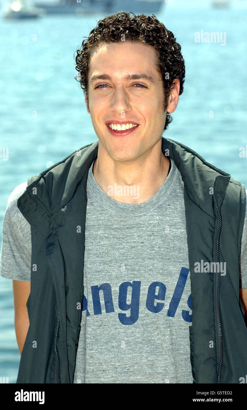 Paulo Costanzo during a photocall on Majestic Beach, Cannes to promote