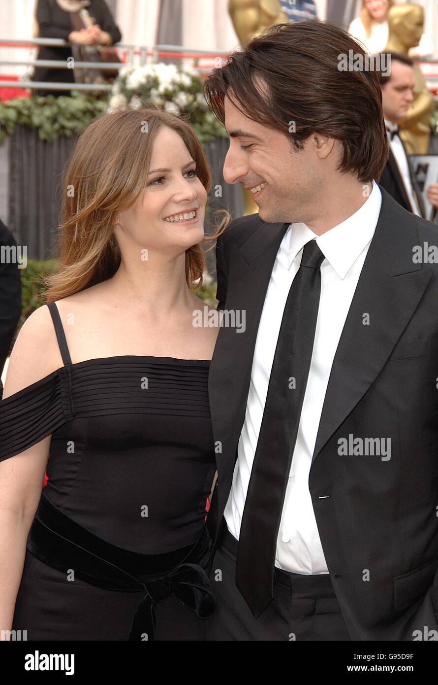 (RL) Noah Baumbach and wife Jennifer Jason Leigh arrive on the red