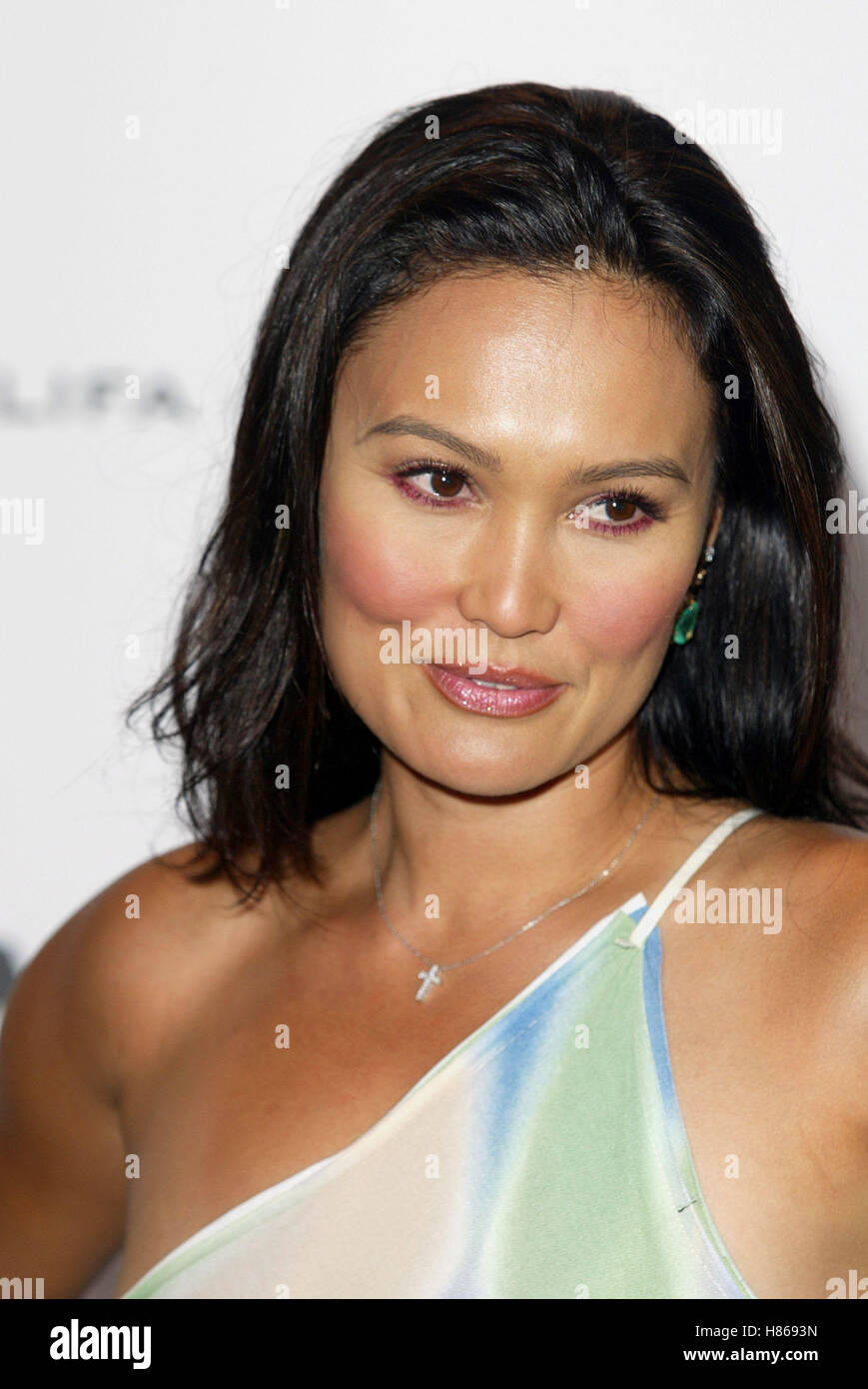 TIA CARRERE AMFAR GALA VENICE 2002 VENICE FILM FESTIVAL VENICE ITALY 04