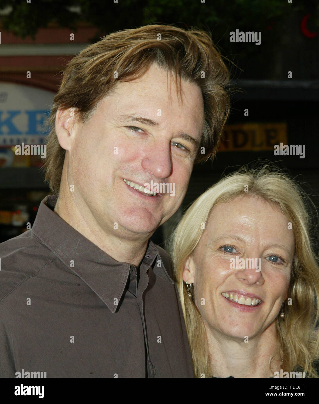 Bill Pullman and his wife, Tamara Hurwitz at the premiere of Peter