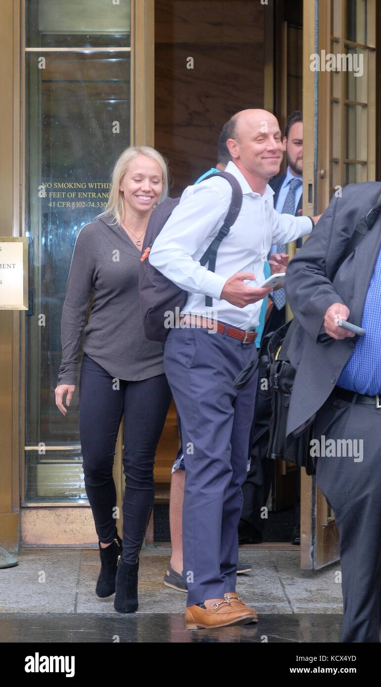 Radio show host Craig Carton leaving federal court in Manhattan Where