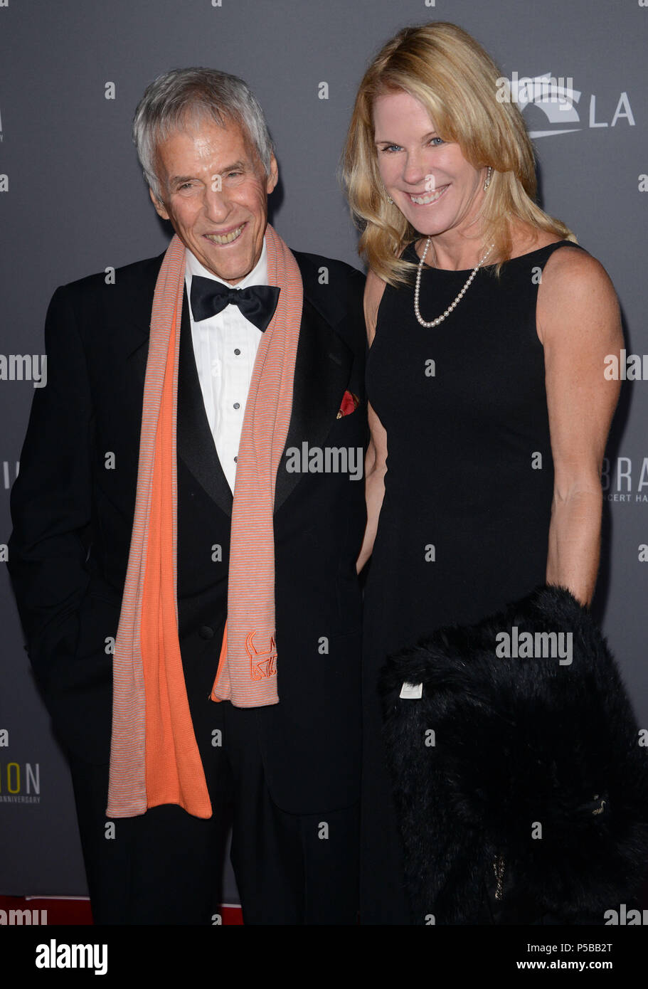 Burt Bacharach and Wife Jane arriving at LA PhilharmonicÕs Walt Disney