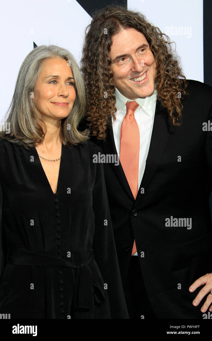 Weird Al Yankovic and his wife Suzanne Krajewski attending the