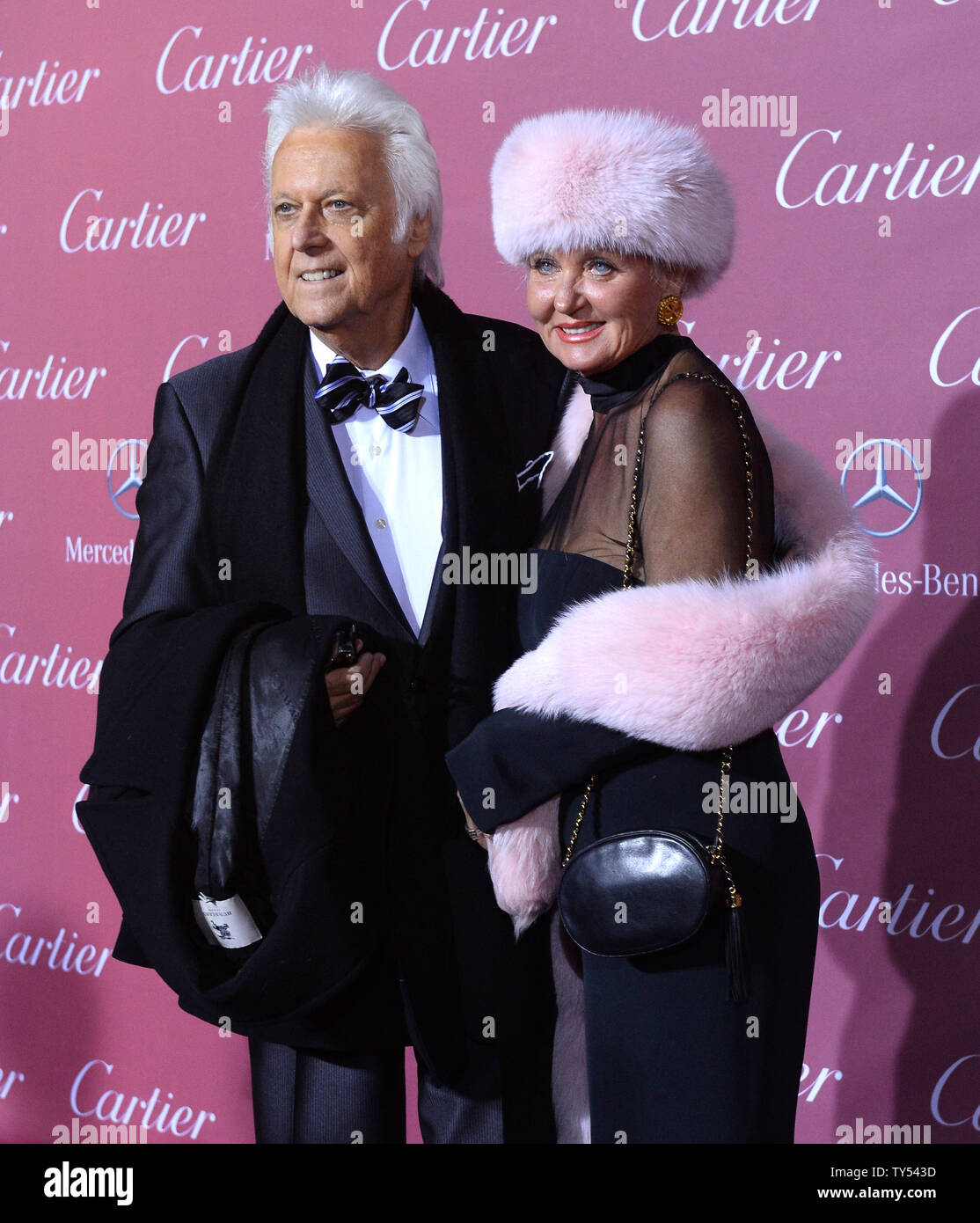 Singer Jack Jones, left, and Eleonora Jones attend the 26th annual Palm