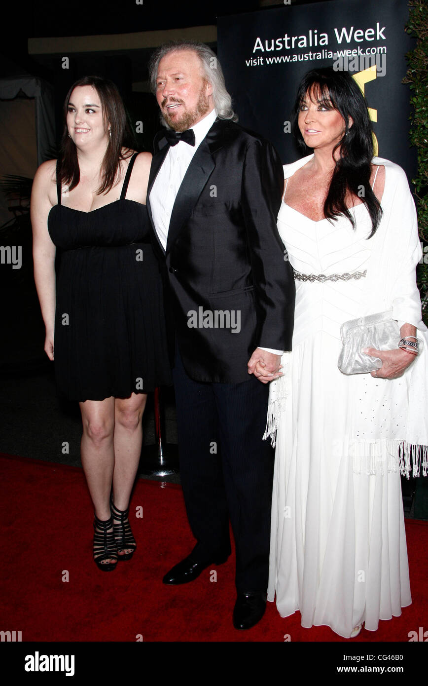 Barry gibb and alexandra gibb Fotos und Bildmaterial in hoher