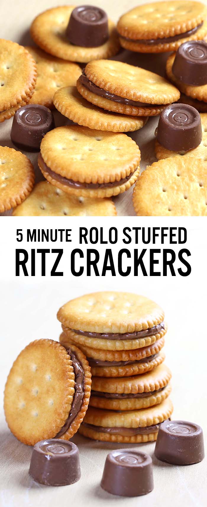 Rolo Stuffed Ritz Crackers Cakescottage