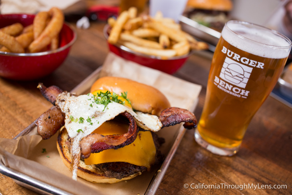 Burger Bench in Escondido California Through My Lens