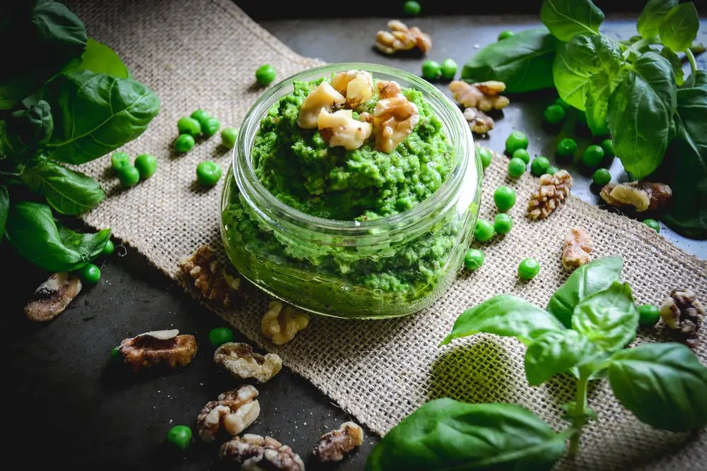 Pea and Walnut Pesto