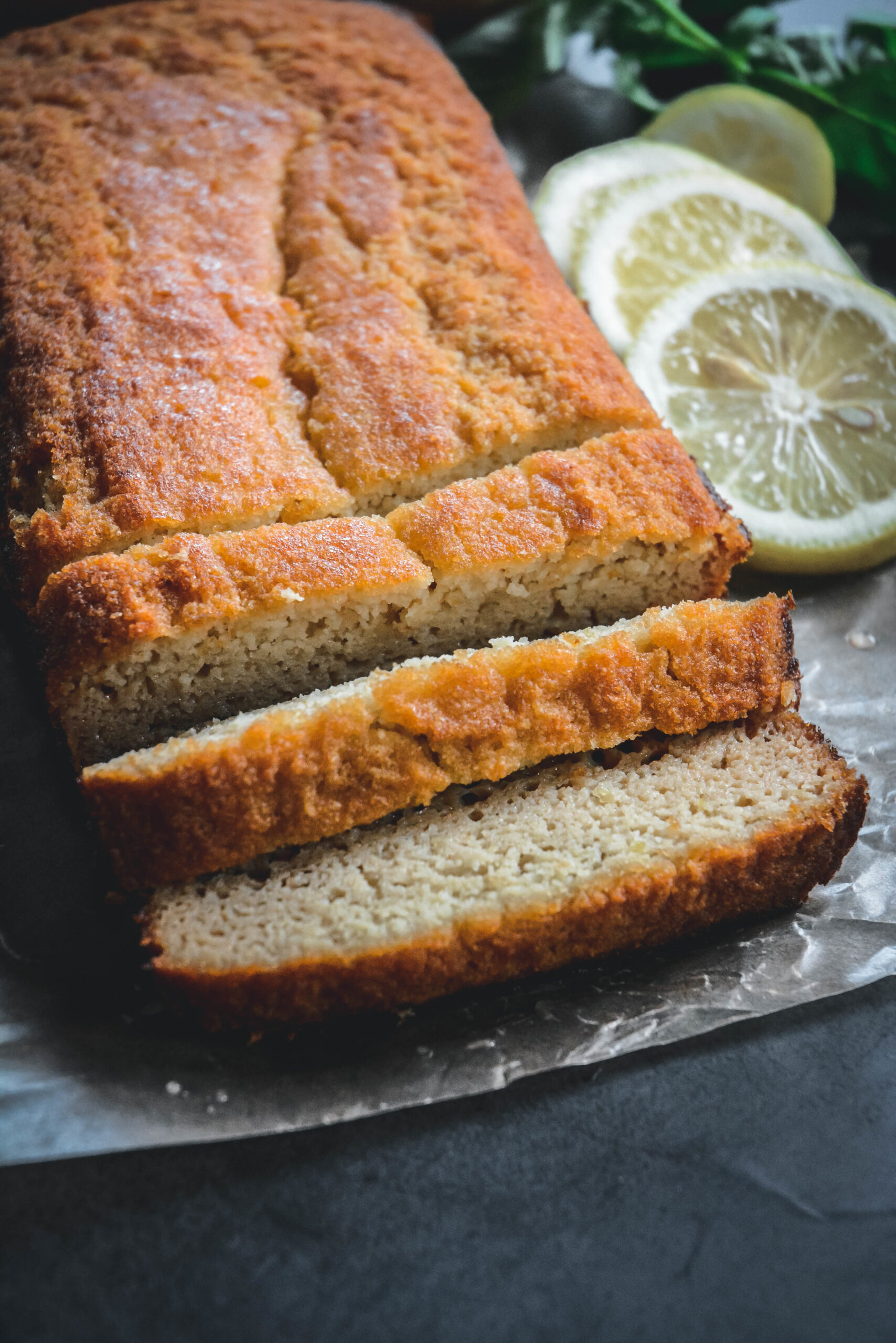 Glazed Lemon Loaf Cake from the Chinese Medicine Cookbook