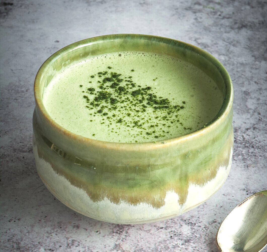 Matcha and Moringa Latte
