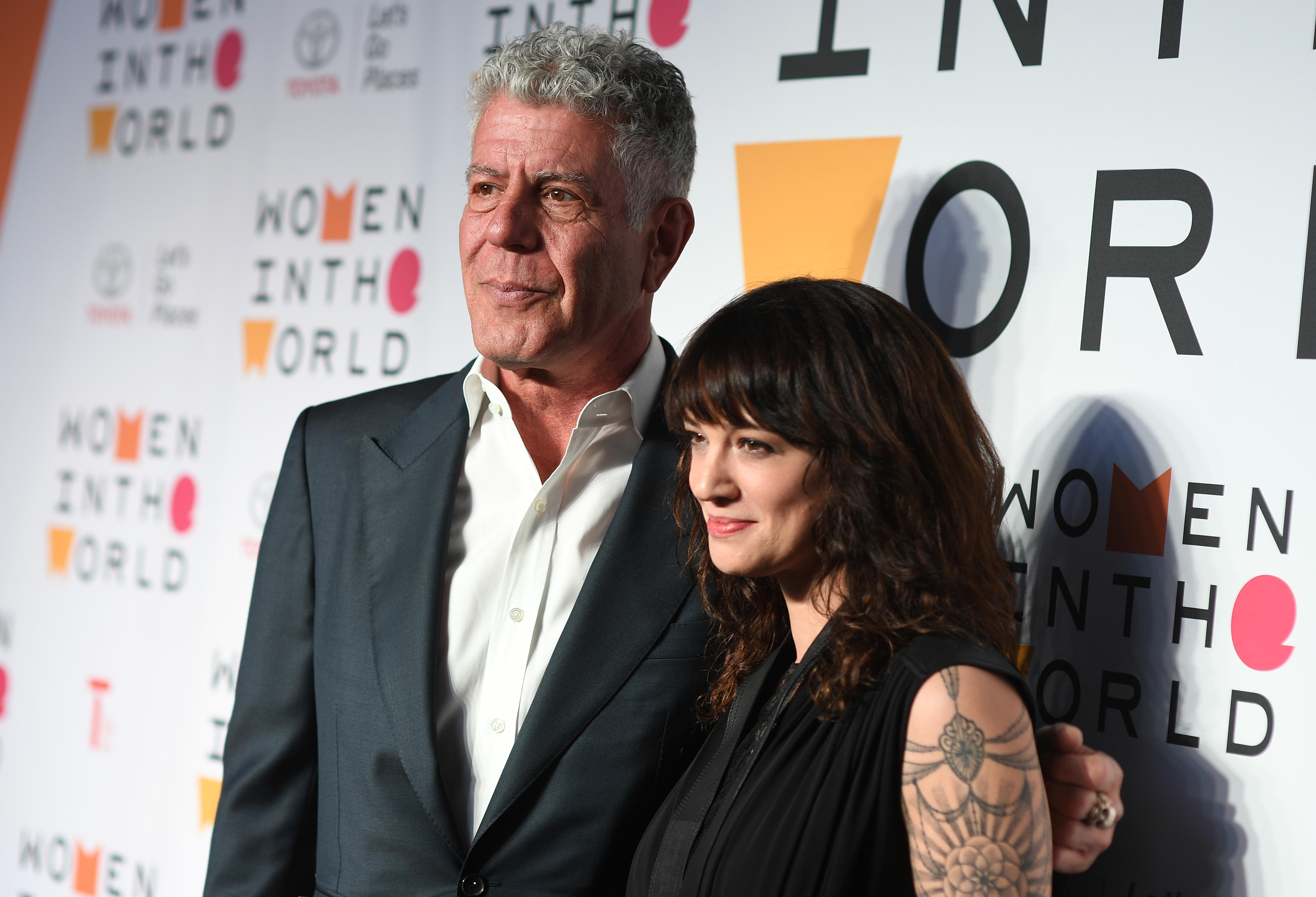 Asia Argento, Anthony Bourdain's girlfriend, "beyond devastated" of