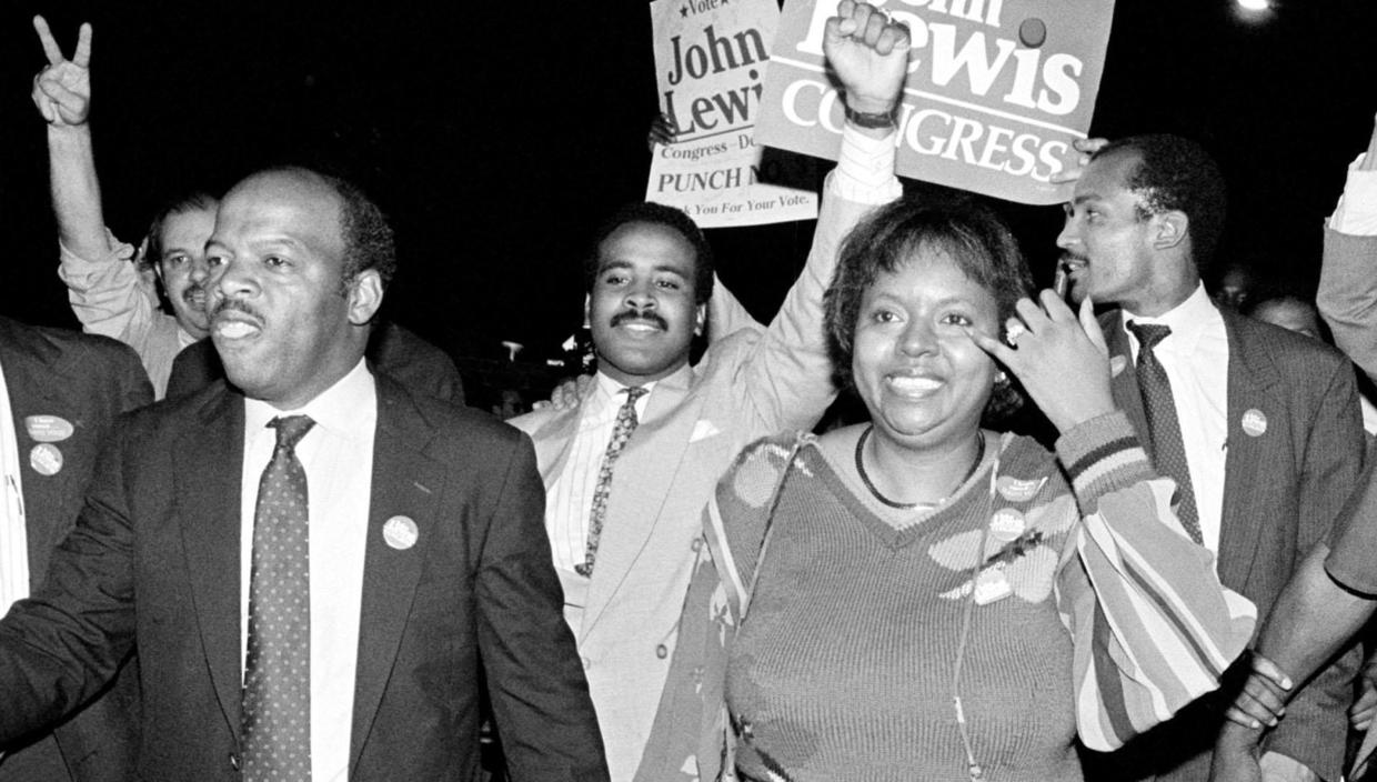 John Lewis and wife Lillian's love story was shared during his funeral