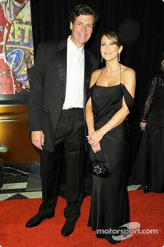 Michael Waltrip with wife Elizabeth at Champions Week