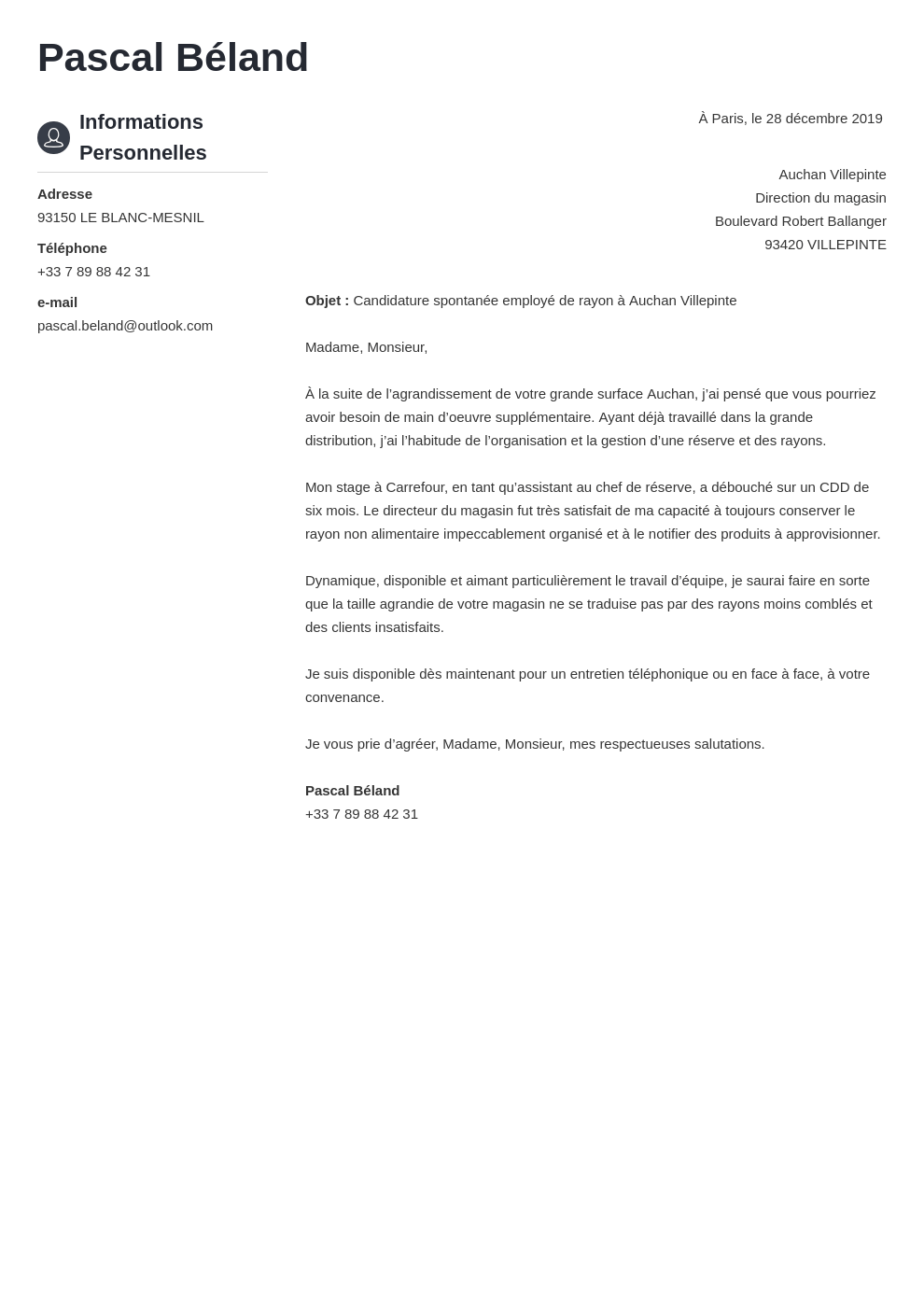 Lettre de motivation simple 4 exemples types et +20 modèles