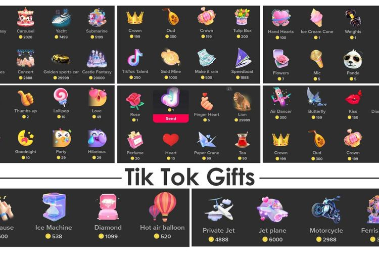 Gift TikTok Live Berapa Rupiah? Simak Cara Menukarnya, Yuk! Ginee