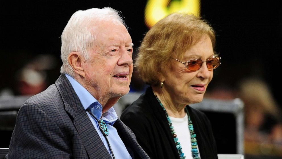 Jimmy and Rosalynn Carter visit festival ahead of former