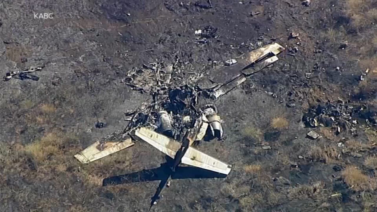 Fiery plane crash in Riverside County in Southern California kills all
