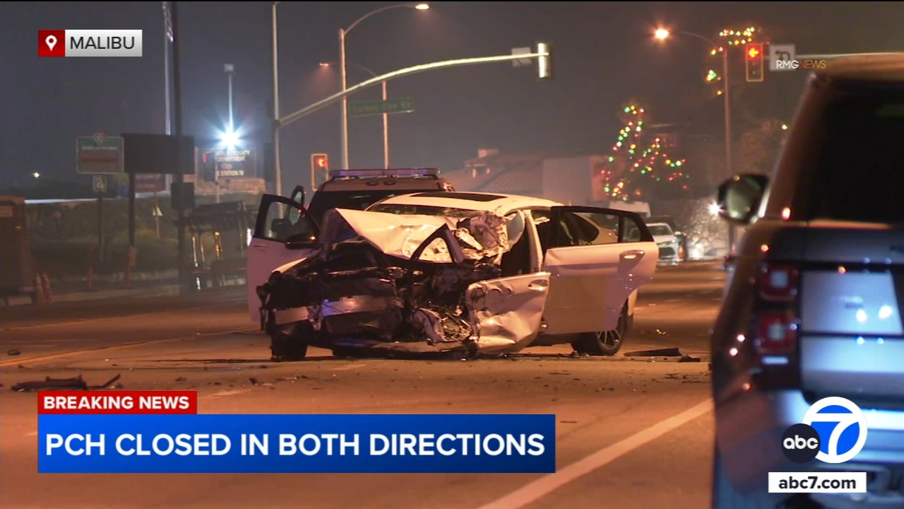 PCH shut down in both directions after deadly crash in Malibu near