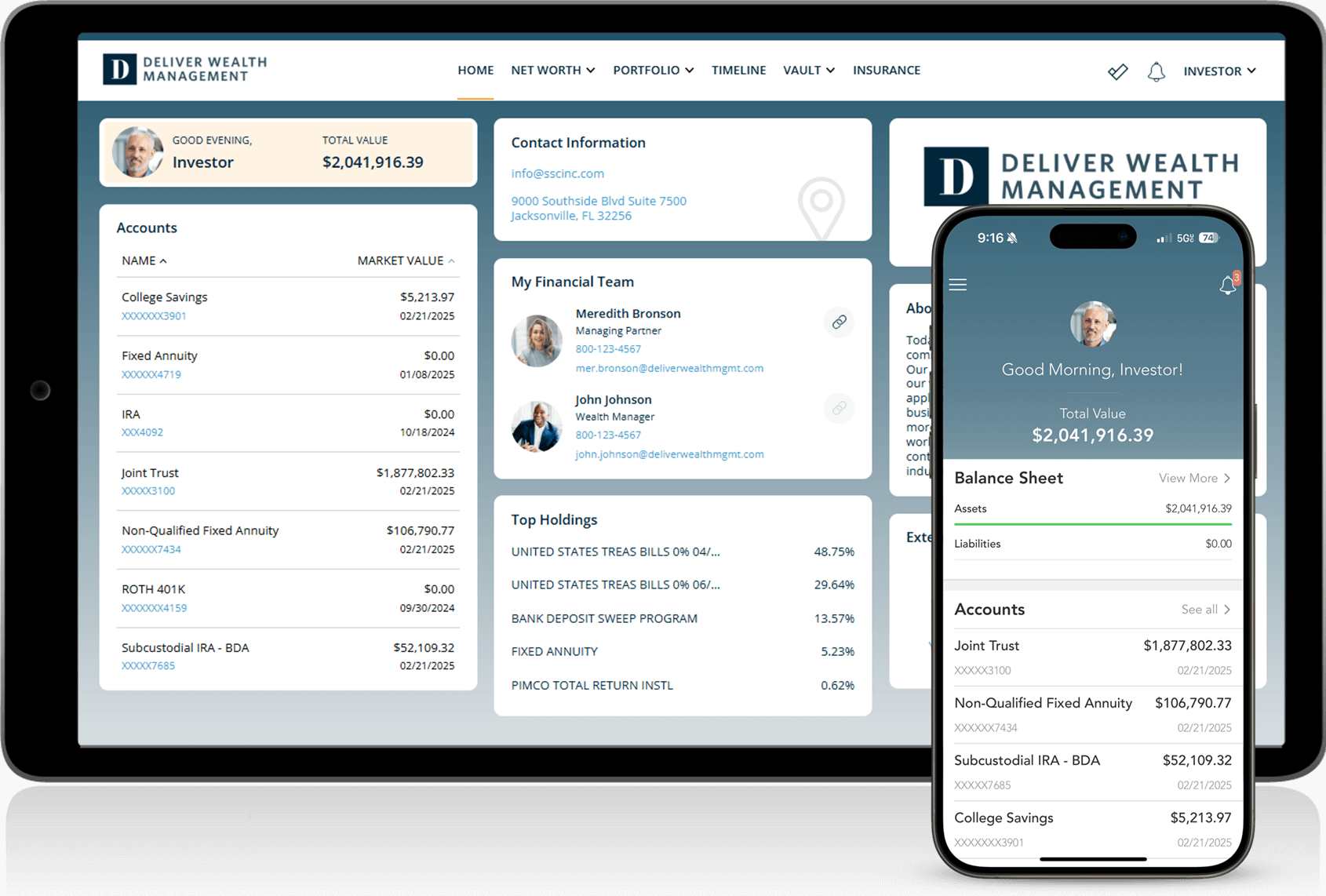 Black Diamond Wealth Platform Performance Reporting Software