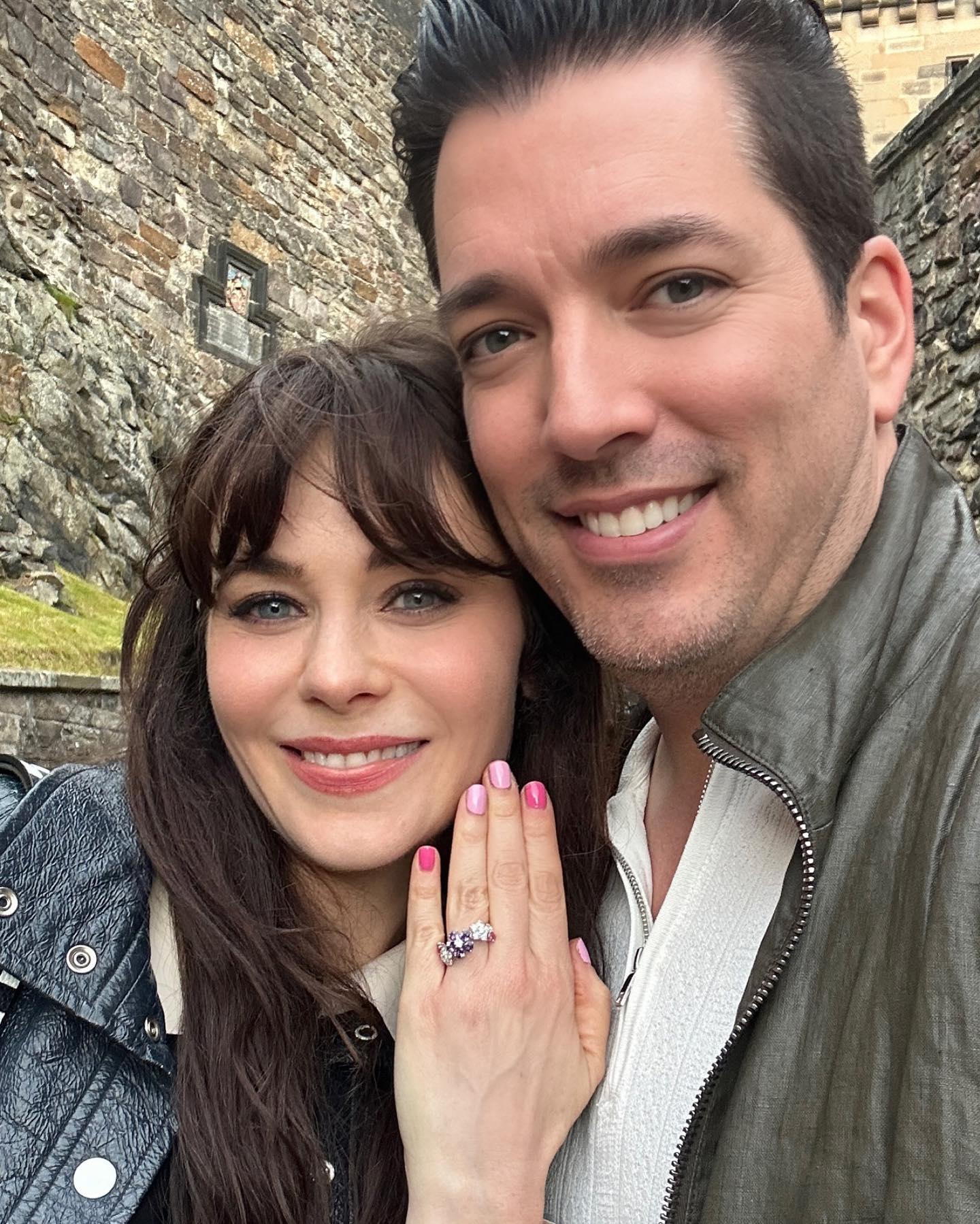 Zooey Deschanel Just Got Engaged—See Her Purple Ring Who What Wear UK