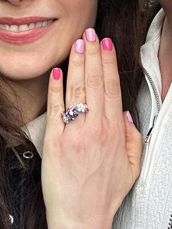 Zooey Deschanel Just Got Engaged—See Her Purple Ring Who What Wear UK
