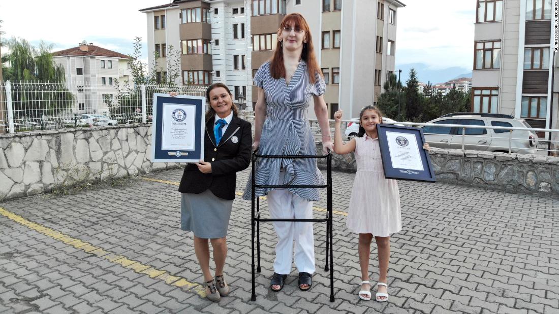 World's tallest woman is Rumeysa Gelgi, a 24yearold from Turkey CNN