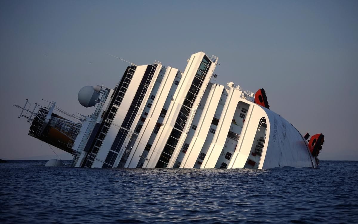 The Photos of This Sunken Cruise Ship Are Harrowing, and So Are Its