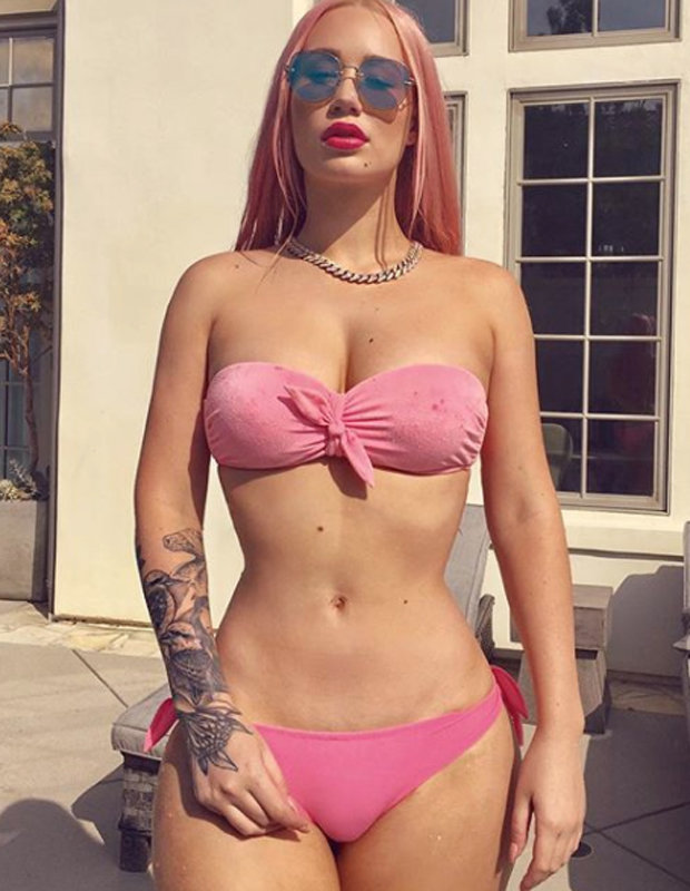 Iggy Azalea Instagram upstaged by VERY low cut dress pics Daily Star