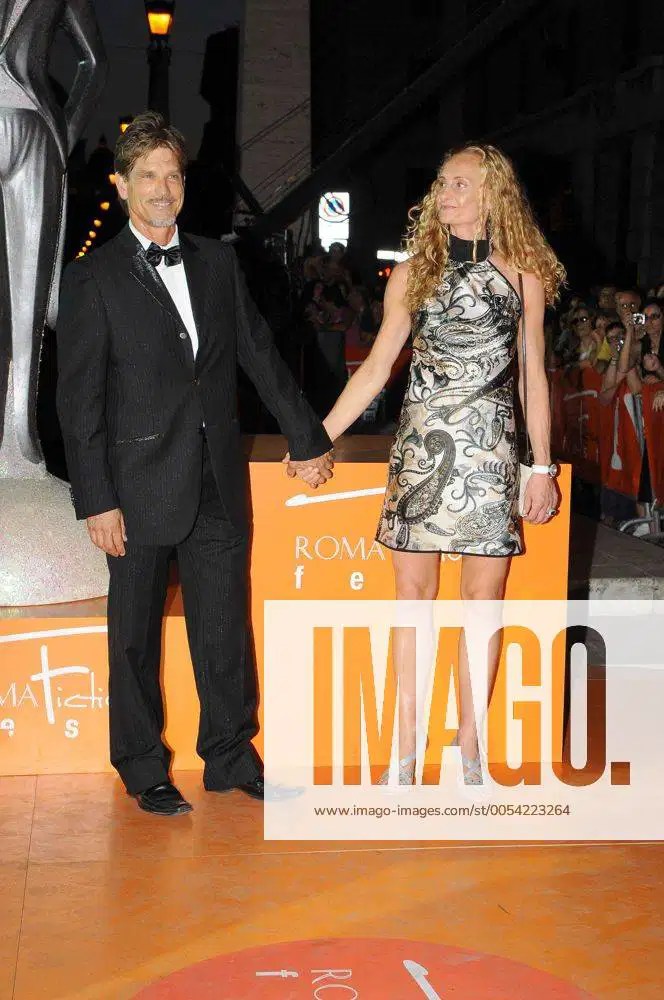 Clayton Norcross and wife Andrea Sulzbacher ROMA FICTION FEST 2010 FINAL NO ITALIAN SALES Rome