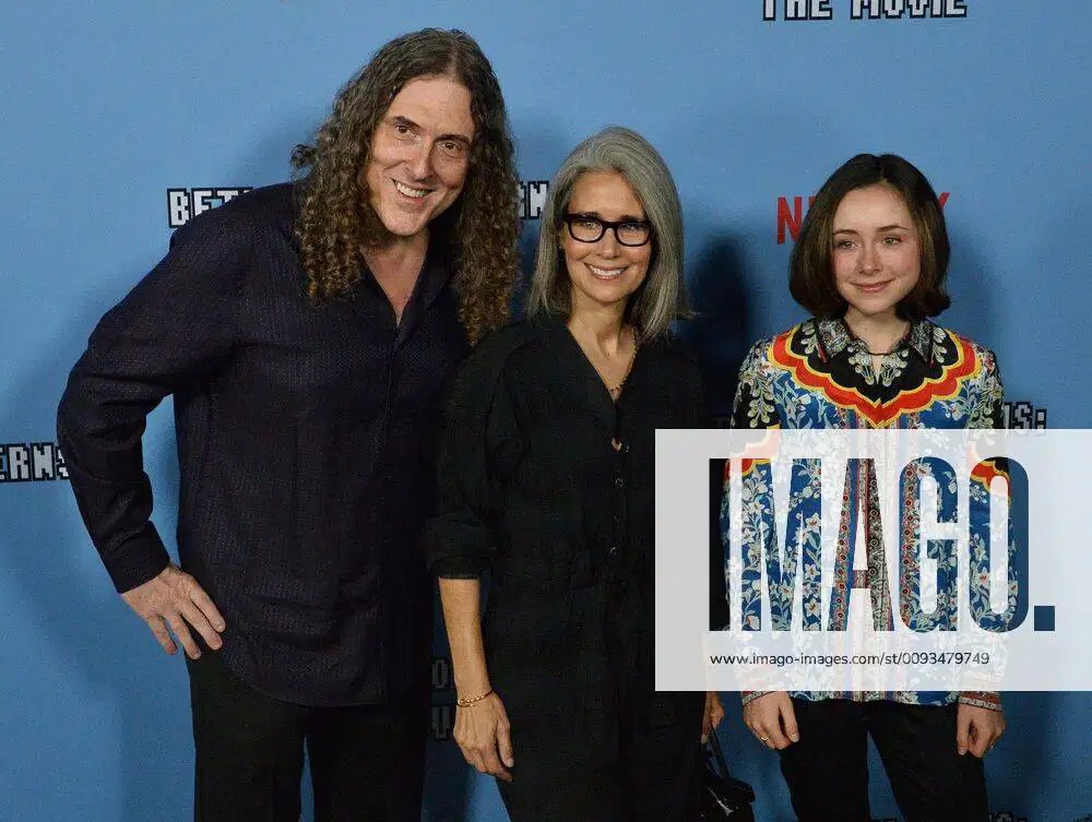 Weird Al Yankovic and his wife Suzanne Yankovic and their daughter Nina