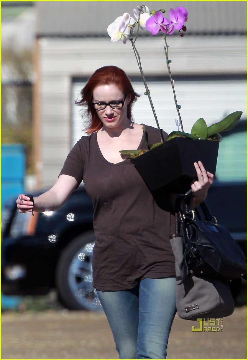 Christina Hendricks On Set Of Drive Christina Hendricks Photo My XXX