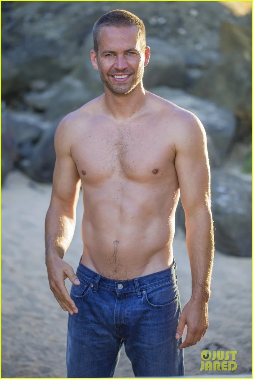 Paul Walker Shirtless in Official Fragrance Shoot Photo! Photo