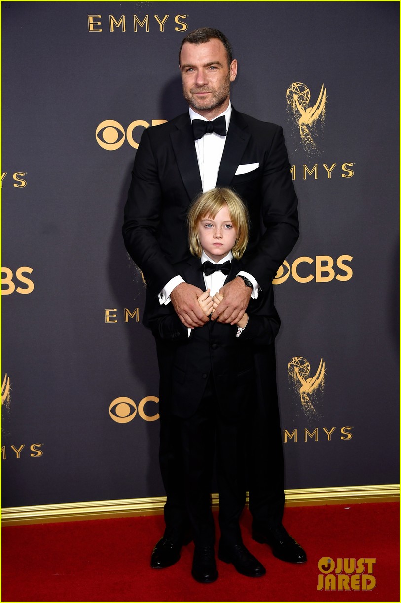 Liev Schreiber Brings His Adorable Son Kai to the Emmys 2017 Red Carpet
