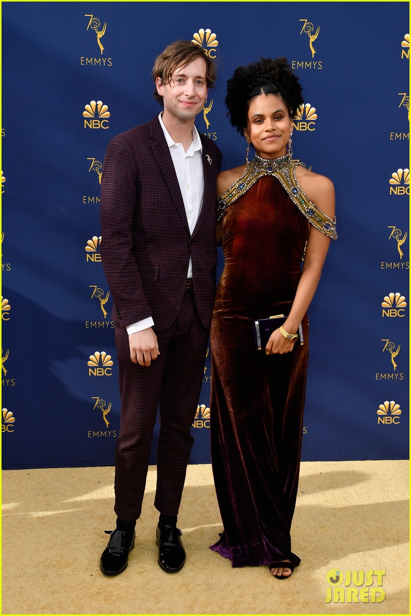 Zazie Beetz Couples Up With Boyfriend David Rysdahl at Emmy Awards 2018
