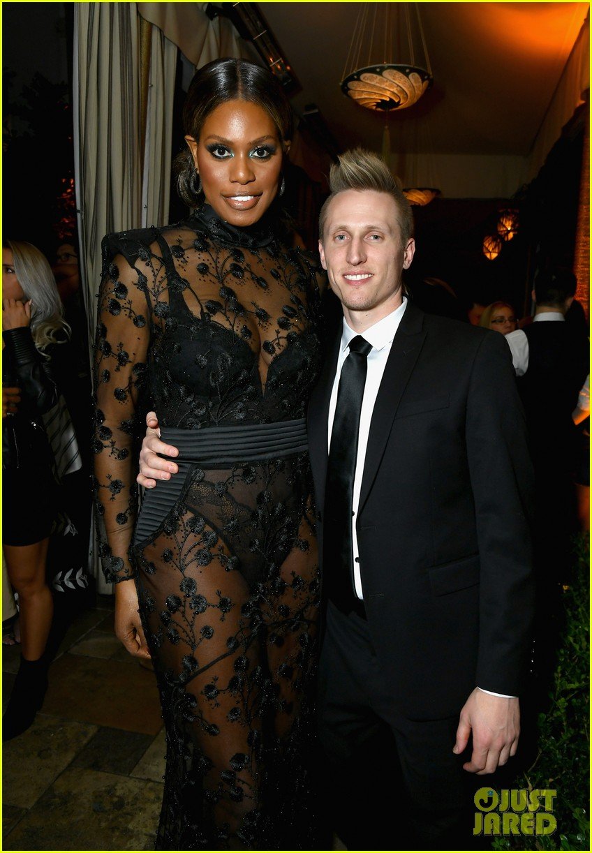 Photo laverne cox kyle draper split 03 Photo 4313964 Just Jared