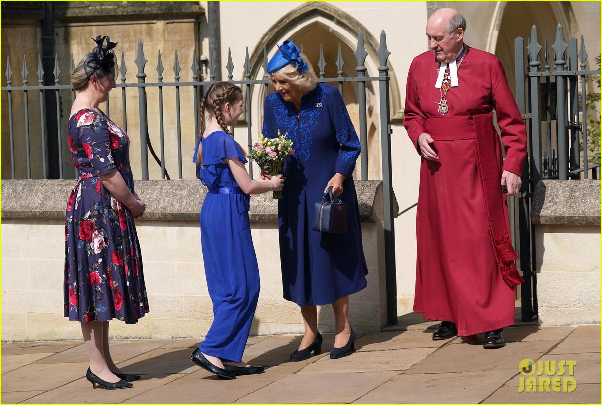 British Royal Family Attends Easter Service at Windsor Castle Guest