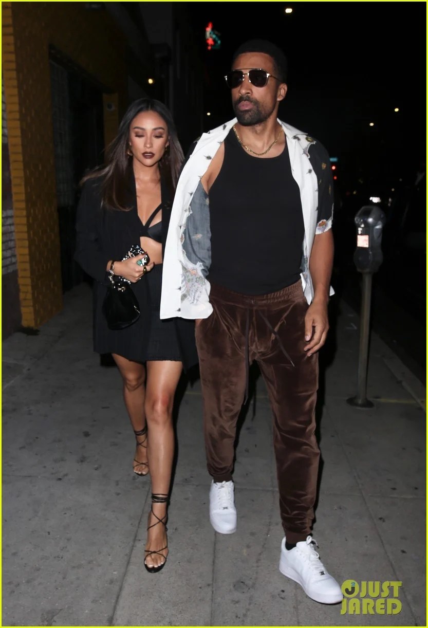 Shay Mitchell & Matte Babel Step Out For Drake's Birthday Party