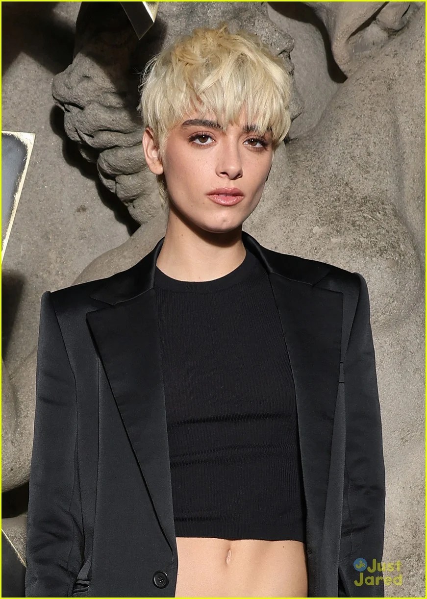 Dixie D'Amelio Debuts New Blonde Hair at Saint Laurent Fashion Show