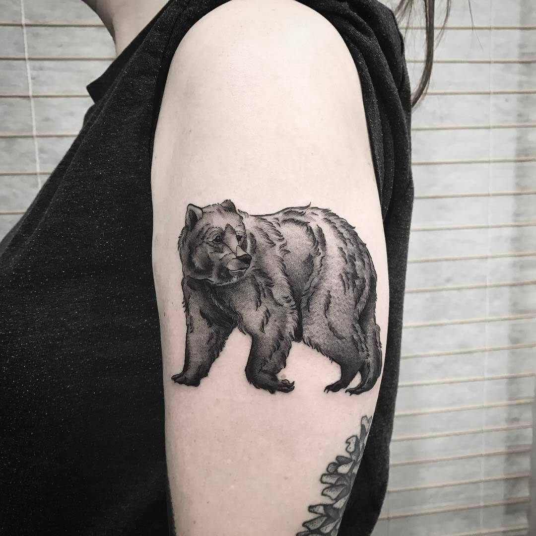 15+ Amazing Black Bear Tattoo Designs PetPress